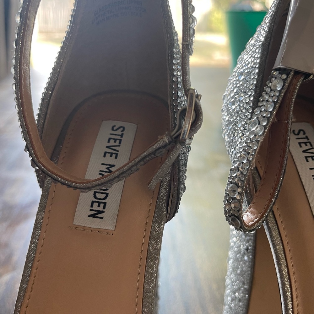 Steve Madden Prompt Rhinestone Platform Pumps - Picture 6 of 9